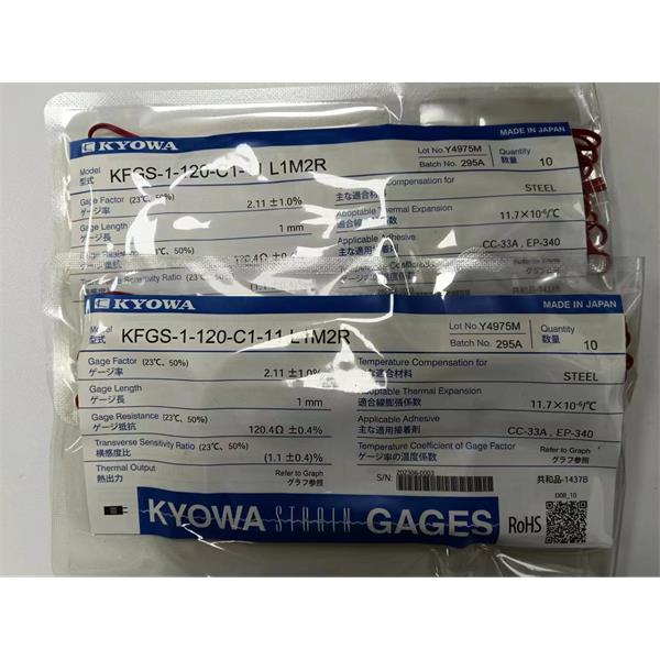 日本KYOWA配件耗材應(yīng)變片KFGS-2-120-C16-16 L30C2S