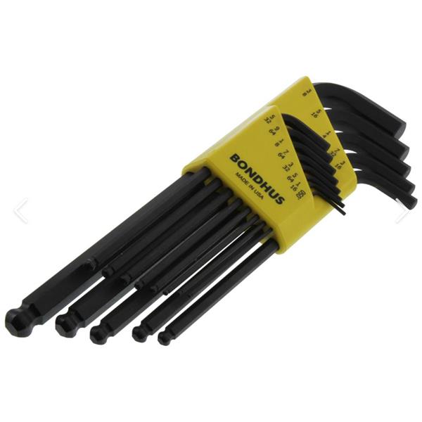 美國Bondhus波頭球端L型扳手BLX15MG